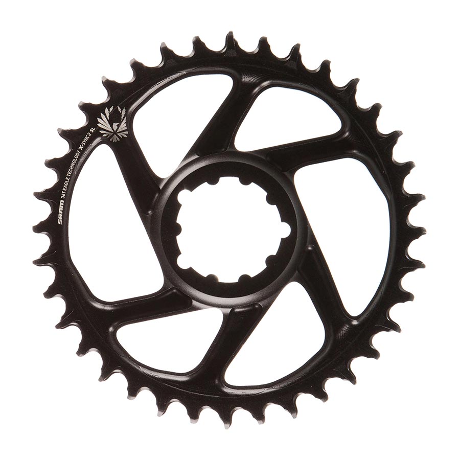 SRAM, X-SYNC 2 SL 6mm, Chainring, Teeth: 36, Speed: 11/12, BCD: Direct Mount, Single, Aluminum, Black