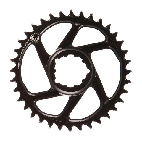 SRAM, X-SYNC 2 SL 6mm, Chainring, Teeth: 36, Speed: 11/12, BCD: Direct Mount, Single, Aluminum, Black