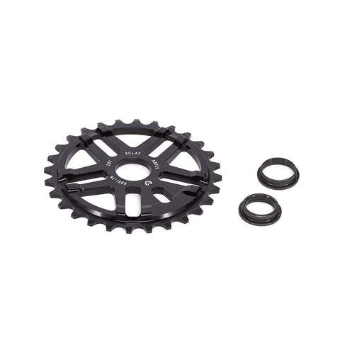 Eclat, Abyss, Chainring, Teeth: 25, 6061-T6 Aluminum, Silver