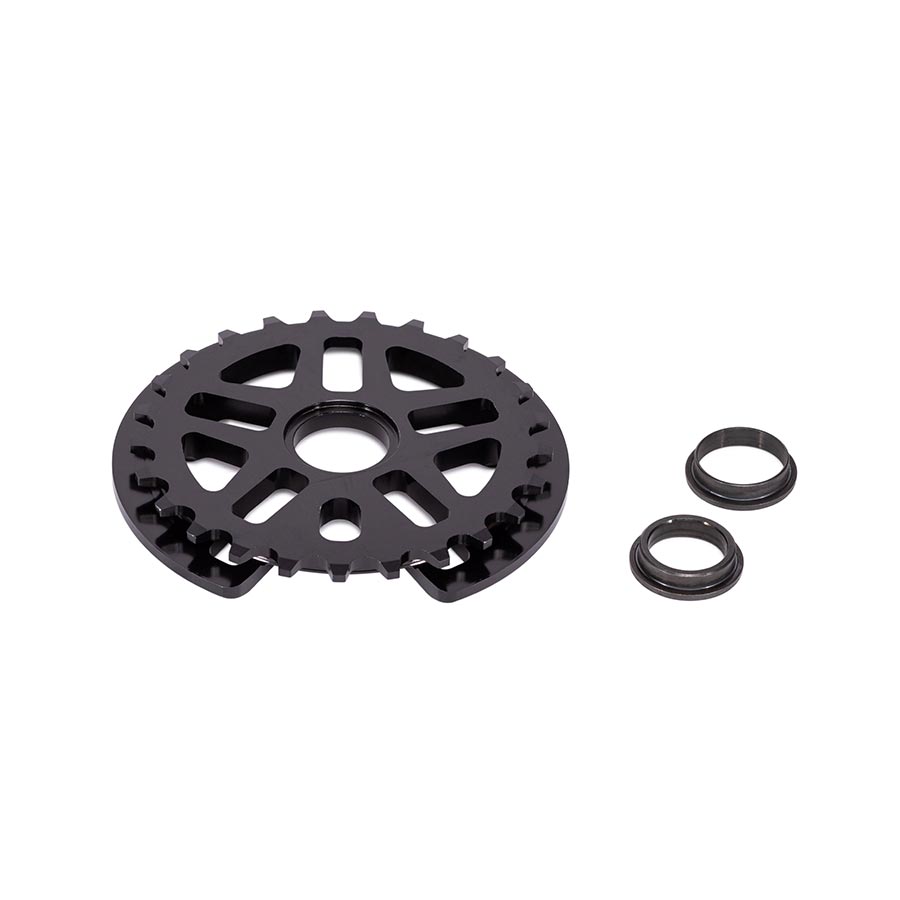 Eclat, Abyss Guard, Chainring, Teeth: 25, 7075-T6 Aluminum, Black