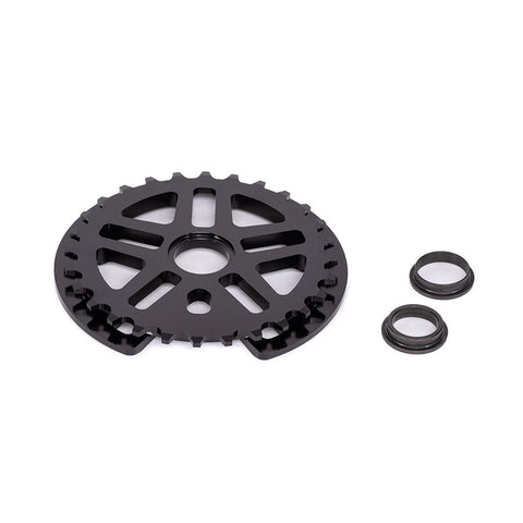 Eclat, Abyss Guard, Chainring, Teeth: 25, 7075-T6 Aluminum, Black
