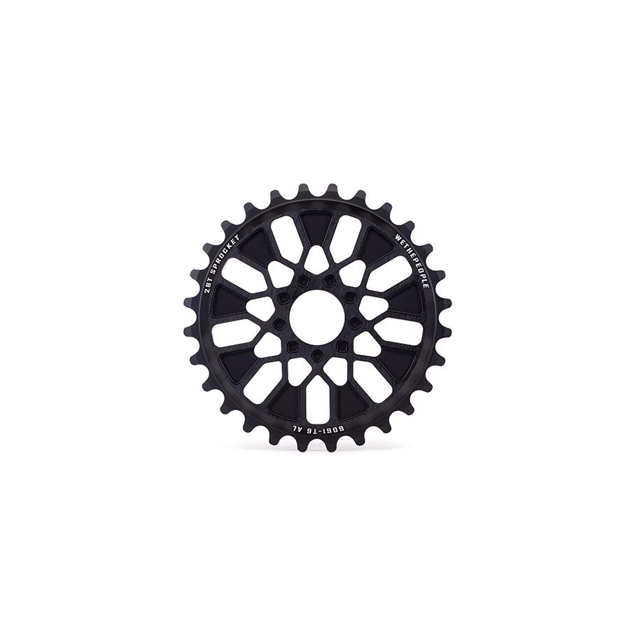We The People, Pathfinder, Chainring, Teeth: 28, 6061-T6 Aluminum, Black