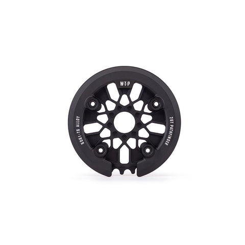 We The People, Pathfinder Guard Combo, Chainring, Teeth: 28, 6061-T6 Aluminum, Black, Set