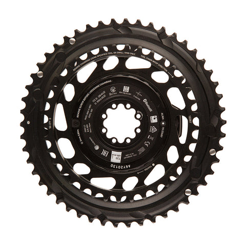 SRAM, Force E1 2x Thread Mount, Chainring, Teeth: 46/33, Speed: 12, BCD: Thread Mount, Black
