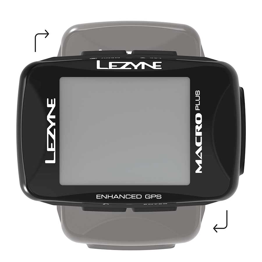 Lezyne, Macro Plus GPS, Computer, Computer Only, Black