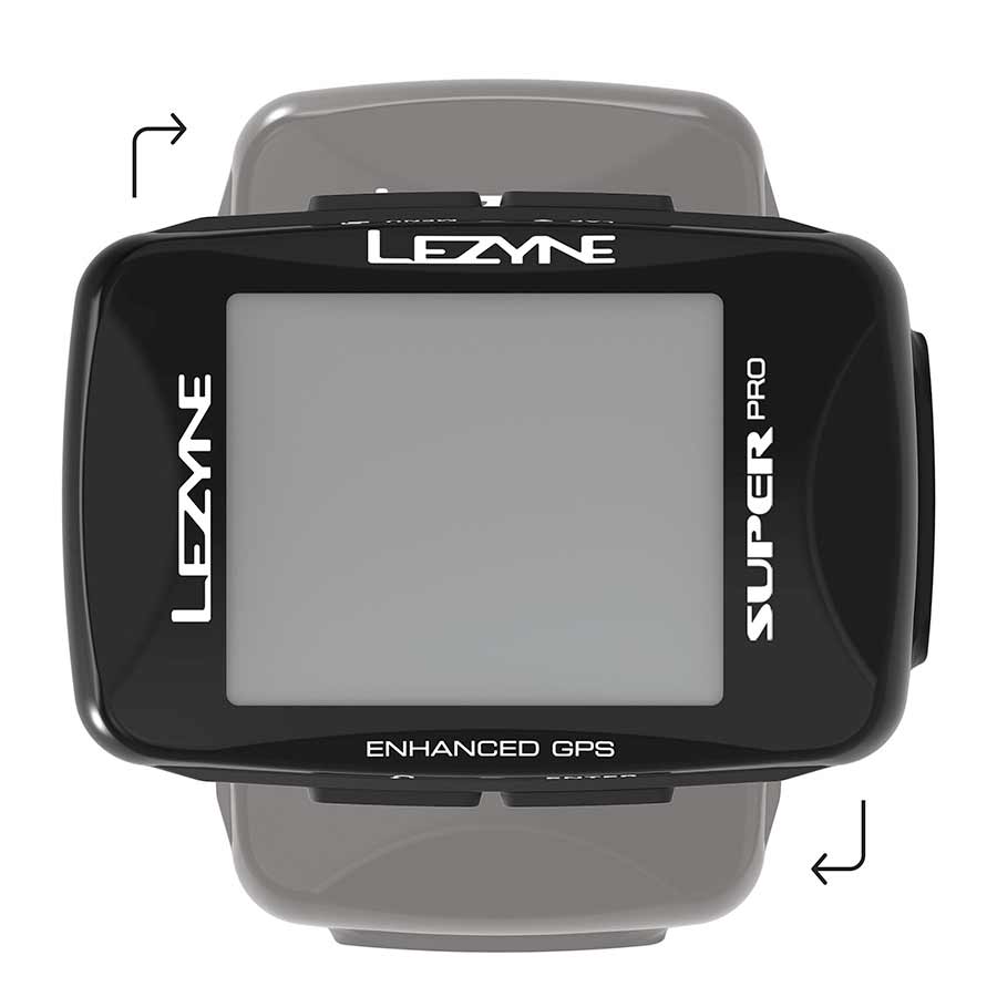 Lezyne, Super Pro GPS, Computer, Computer Only, Black