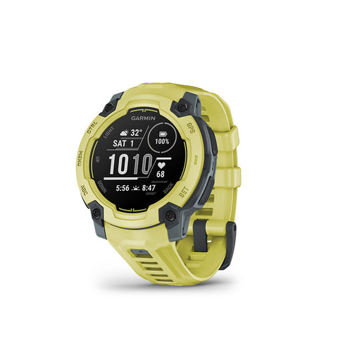Garmin, Instinct E 45mm, Watch, Watch Color: Electric Lime, Wristband: Electric Lime - Silicone