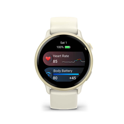 Garmin, vivoactive 6, Watch, Watch Color: Slate, Wristband: Black - Silicone