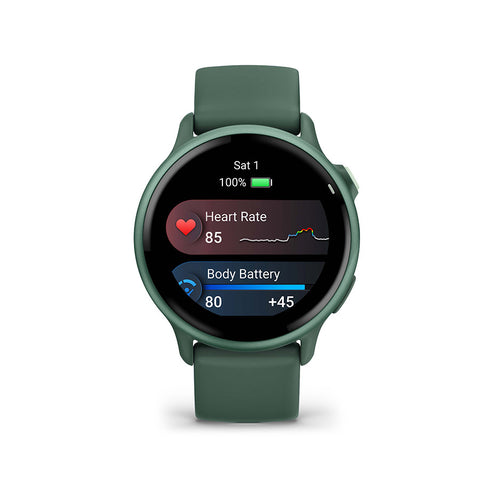 Garmin, vivoactive 6, Watch, Watch Color: Slate, Wristband: Black - Silicone