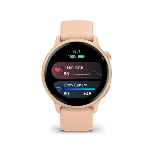 Garmin, vivoactive 6, Watch, Watch Color: Slate, Wristband: Black - Silicone