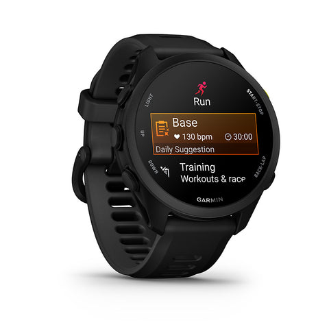 Garmin, Forerunner 70, Watch, Watch Color: Black, Wristband: Black - Silicone