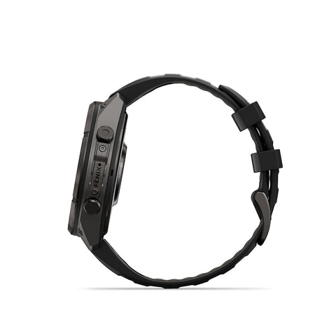 Garmin, fenix 9 Pro 47mm, Watch, Watch Color: Titanium, Wristband: Orange/ Spark Orange - Silicone