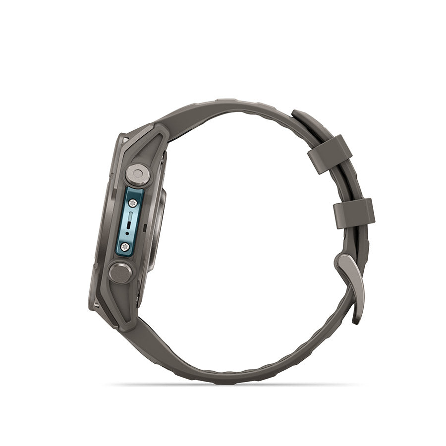 Garmin, fenix 9 47mm, Watch, Watch Color: Titanium, Wristband: Pebble Grey - Silicone