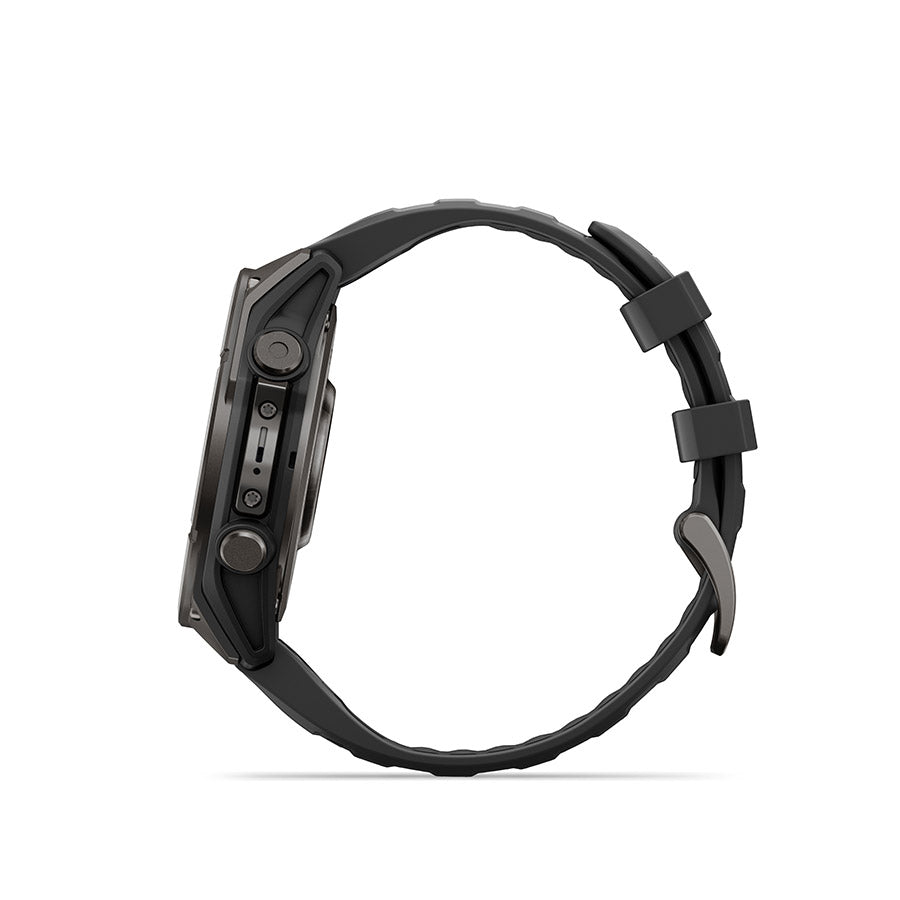 Garmin, fenix 9 47mm, Watch, Watch Color: Titanium, Wristband: Pebble Grey - Silicone
