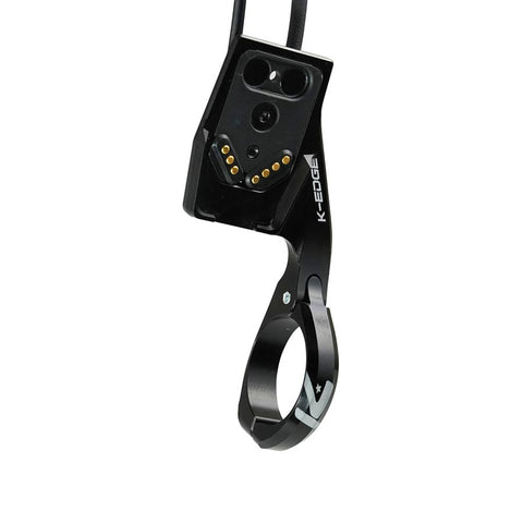 K-Edge, Kiox Out-Front E-Bike, Computer Bike Mount, Clamp-on 31.8mm, 6061-T6 Aluminum, Black