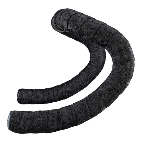 Supacaz, Suede, Handlebar Tape, Black, with Black Star Plugs