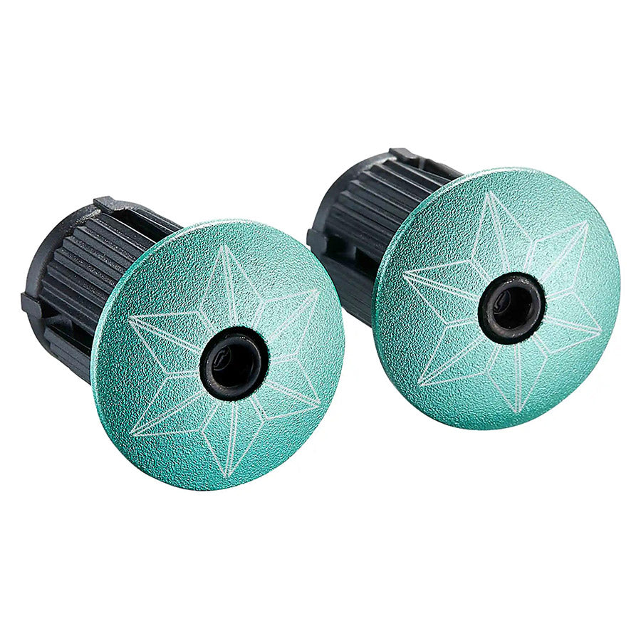 Supacaz, Super Sticky Kush Galaxy, Handlebar Tape, Celeste Print, with Celeste Star Plugs