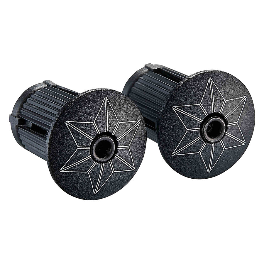 Supacaz, Super Sticky Kush Splat, Handlebar Tape, White/Black, with Black Star Plugs