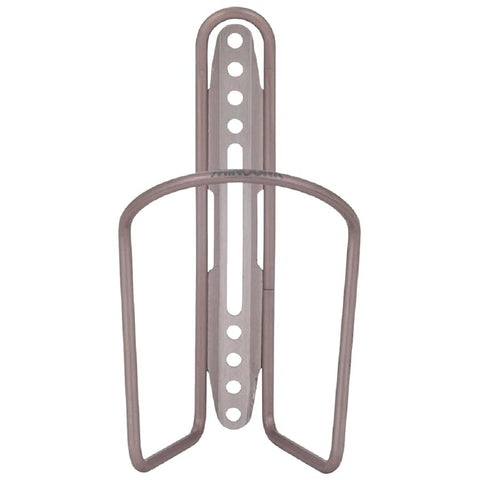 Minoura, SC-100, Bottle Cage, Alloy, 8 mount positions, Titanium
