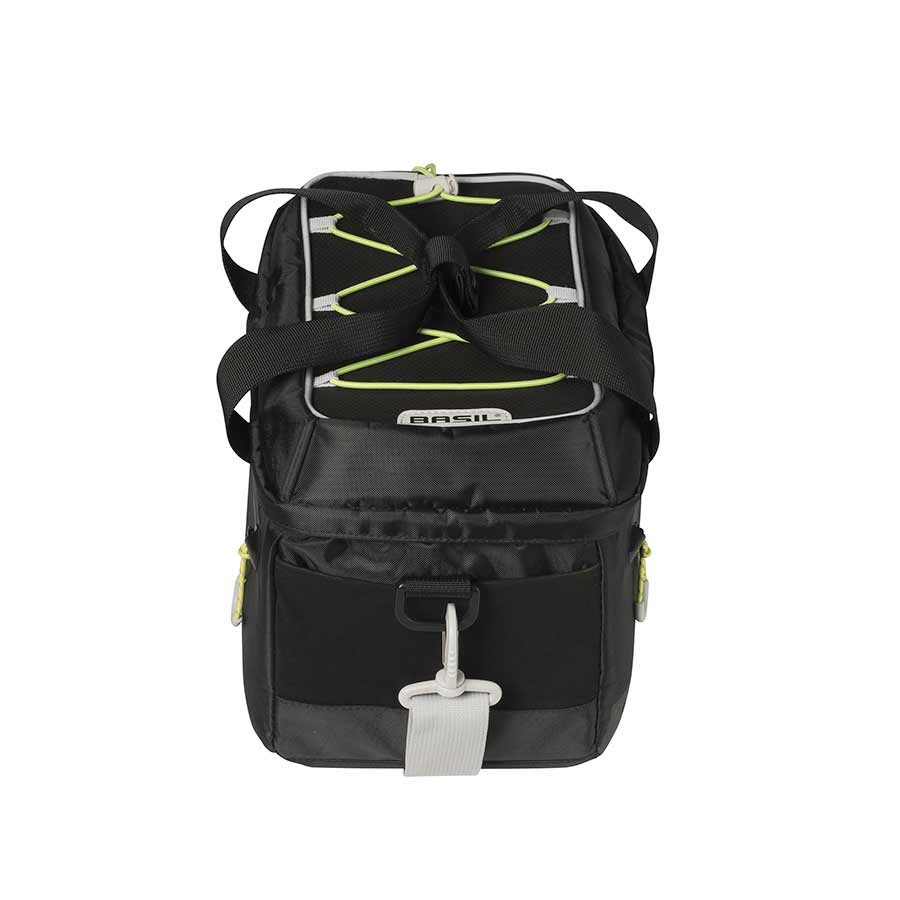 Basil, Miles, Trunk Bag, 7L, Black/Lime