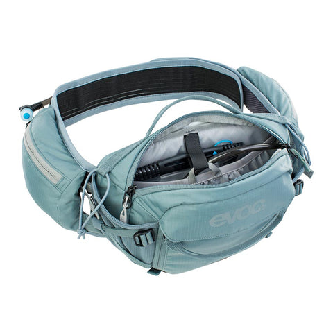 EVOC, Hip Pack Pro E-Ride, Hydration Bag, Volume: 3L, Bladder: Not included, Steel