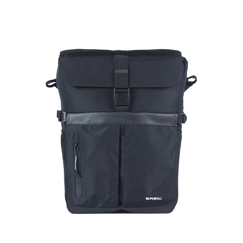 Basil, Move Simple, MIK Studs, Pannier, 15L, Black
