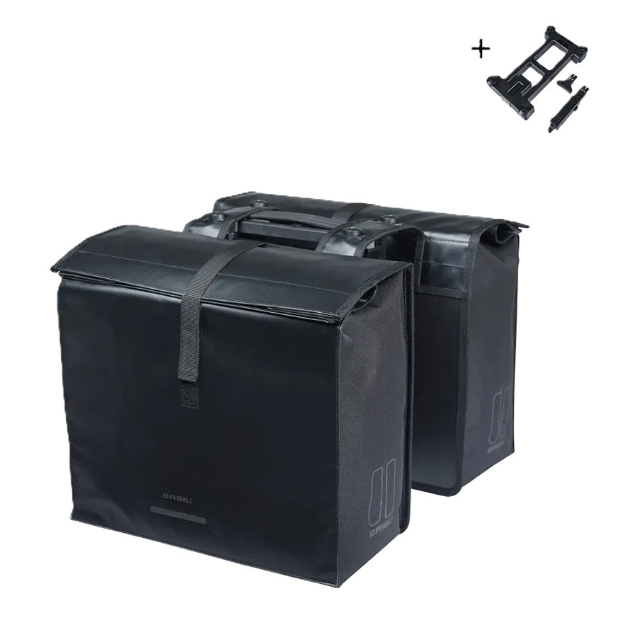 Basil, Urban Load Pro, Pannier, 64L, Black