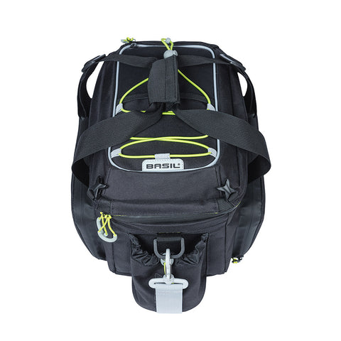 Basil, Miles, Trunk Bag, 36L, Black/Lime