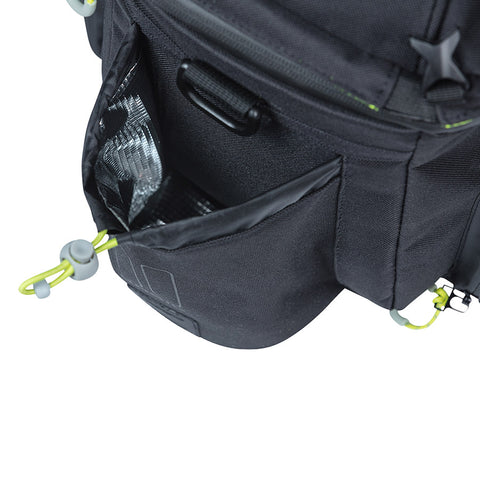 Basil, Miles, Trunk Bag, 36L, Black/Lime