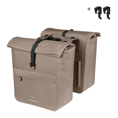 Basil, Urban Dry Neo, Pannier, 52L, Brown
