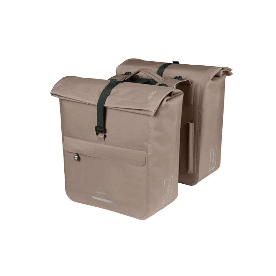 Basil, Urban Dry Neo, Pannier, 52L, Brown
