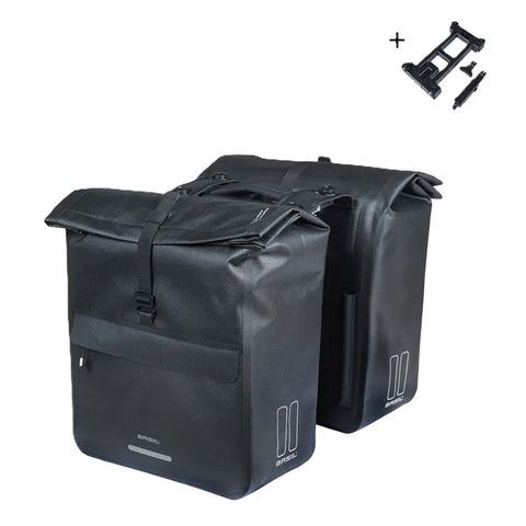 Basil, Urban Dry Neo, Pannier, 52L, Brown