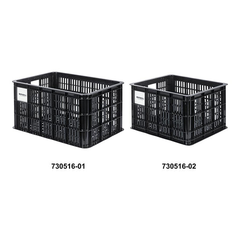 Basil, Bicycle Crate M, Basket, Black