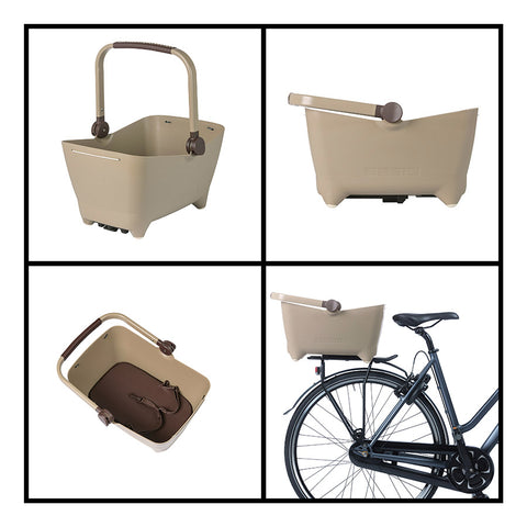 Basil, Buddy Dog MIK, Basket, Rear, Biscotti Brown