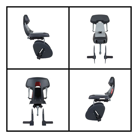 Polisport, Guppy JR MIK, Baby Seat, MIK HD, Max child weight: 27kg, Black