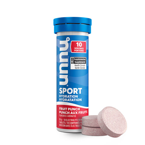 Nuun, Sport, Drink Mix, Fruit Punch, Box of 8, 10 servings, 8pcs