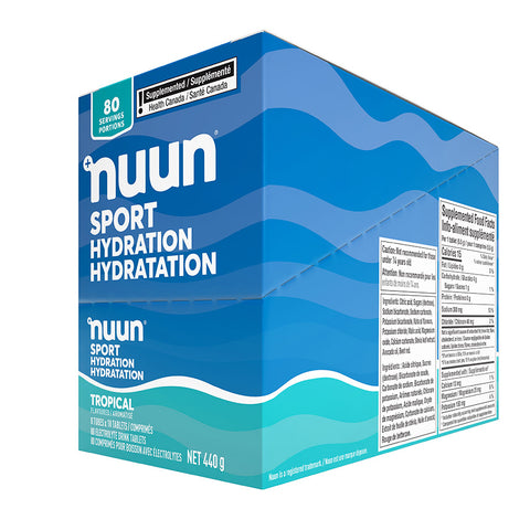 Nuun, Sport, Drink Mix, Tropical, Box of 8, 10 servings, 8pcs