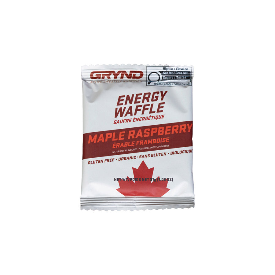 Grynd Energy, Gluten Free Waffle, Bars, Maple Apple Fritter, 12pcs