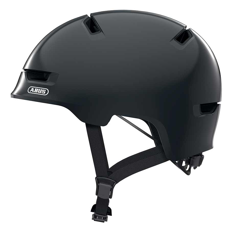 Abus, Scraper Kid 3.0, Helmet, Shiny Grey, M, 54 - 58cm