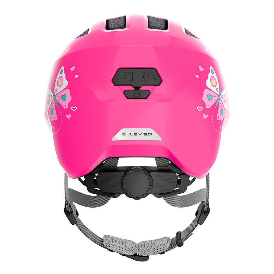 Abus, Smiley 3.0, Helmet, Pink Butterfly, M, 50 - 55cm