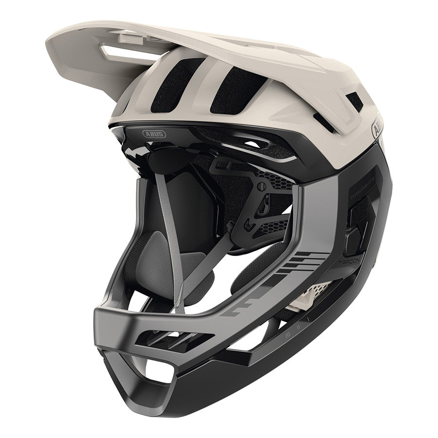 Abus, Targon, Full Face Helmet, L, 57 - 61cm, Sand Beige
