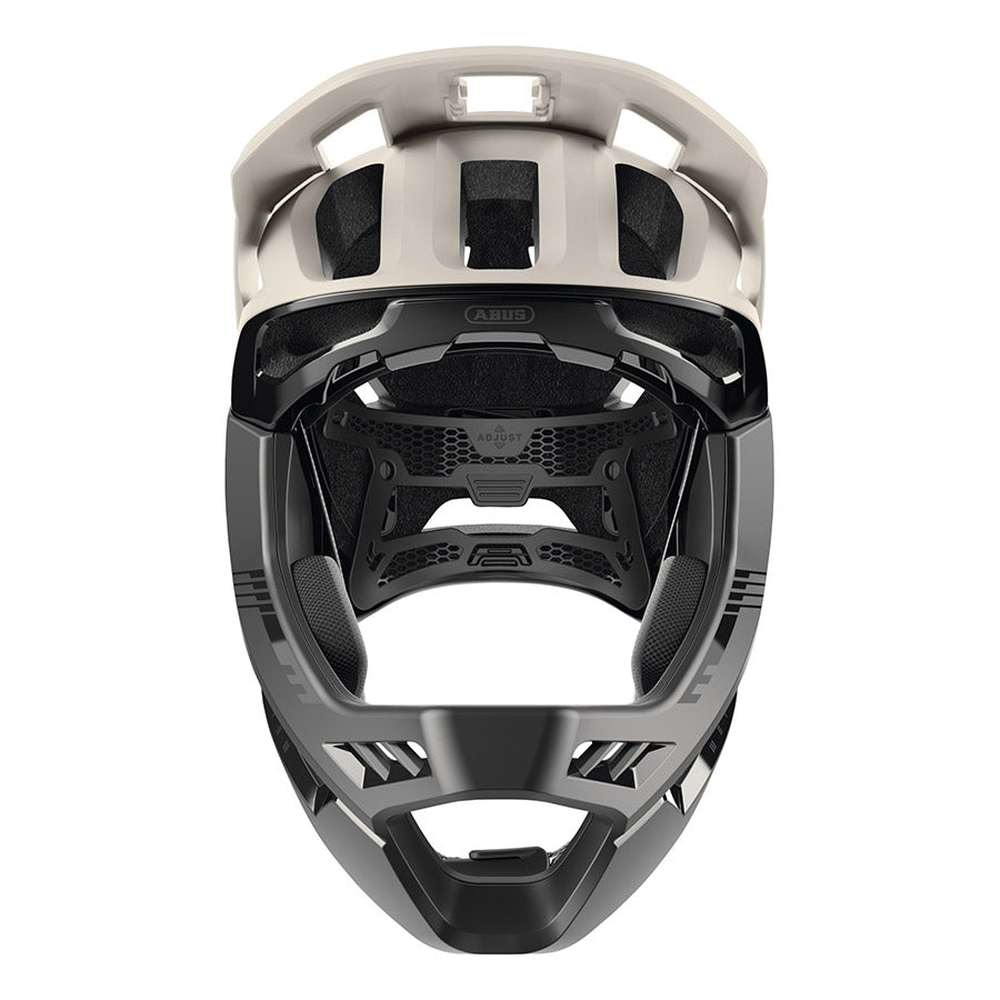 Abus, Targon, Full Face Helmet, L, 57 - 61cm, Sand Beige