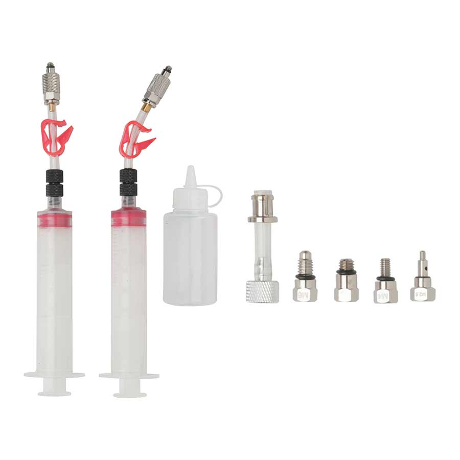 Jagwire, Pro, Bleed kit, Mineral oil (red)