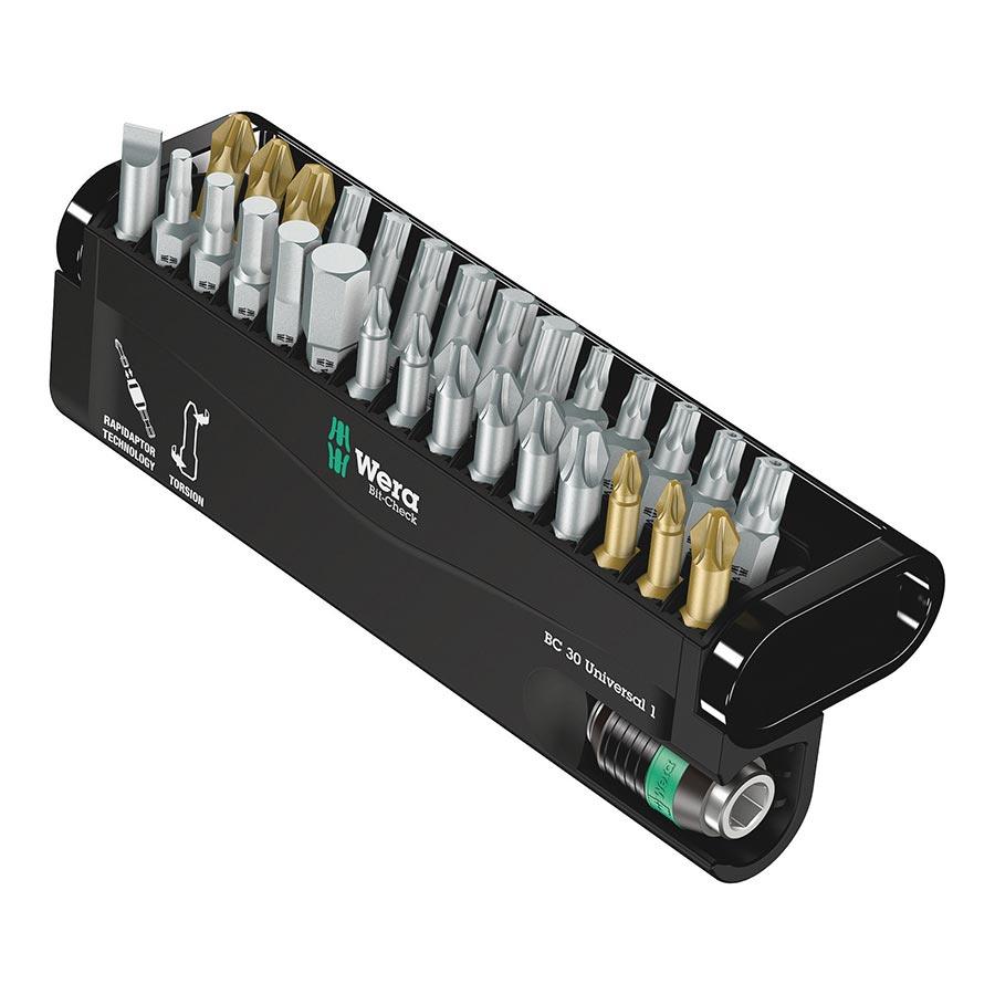 Wera - Bit-Check 30 Universal 1 General / Shop Tools _ Unite - B1keparts.com