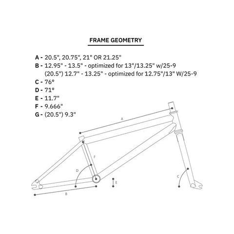 We The People, Pathfinder, BMX Frame, Black, 20.5''