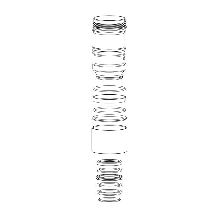 RockShox - Monarch B1, C1, D1 Air Can Assembly Shock Repair Parts _ Unite - B1keparts.com