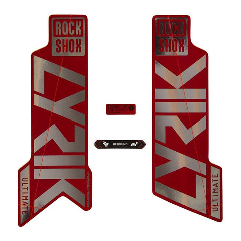 RockShox - Lyrik Ultimate Decal Kit Fork Repair Parts _ Unite - B1keparts.com