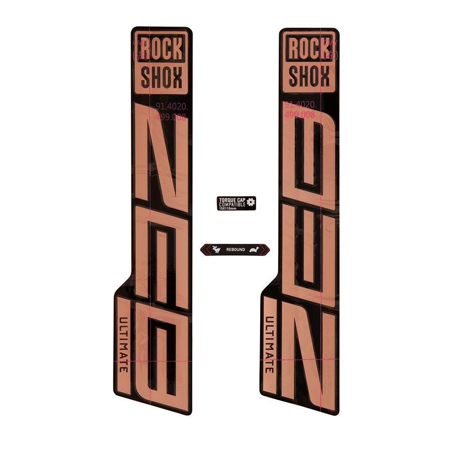 RockShox - ZEB Ultimate Decal Kit Fork Repair Parts _ Unite - B1keparts.com