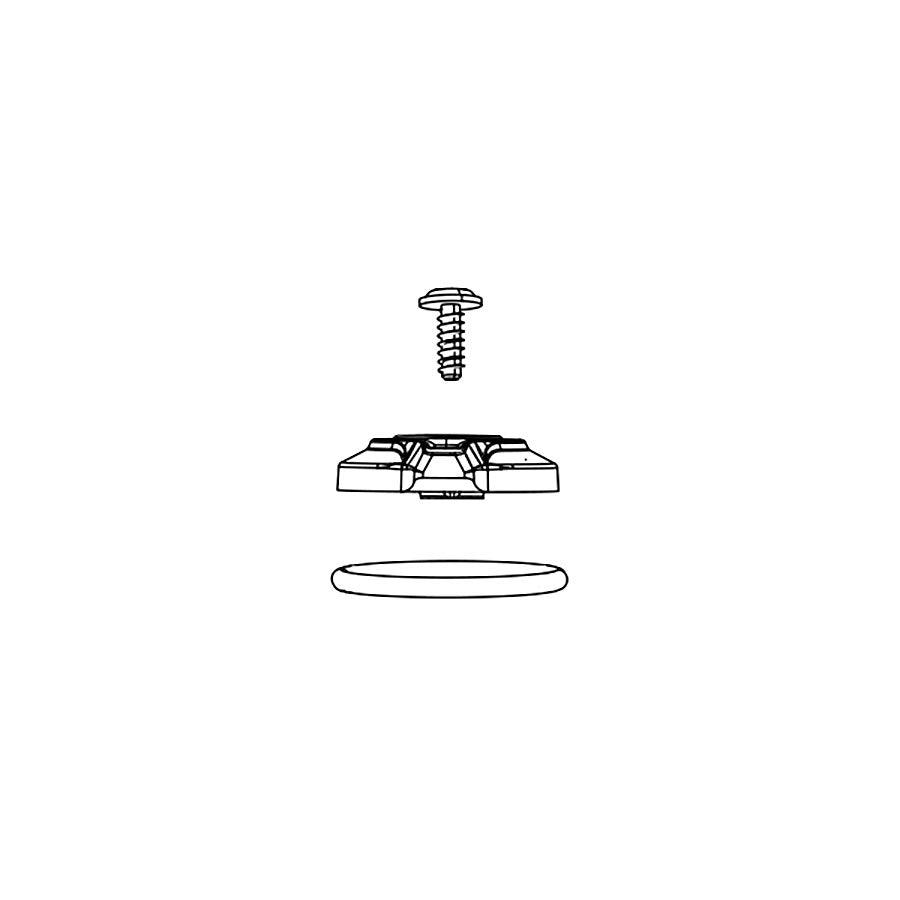 RockShox - Domain B1 Comp Damper Knob Kit Fork Repair Parts _ Unite - B1keparts.com