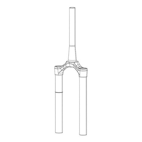 RockShox - CSU Pike DPA 2927+ 51 DFBLK Fork Repair Parts _ Unite - B1keparts.com